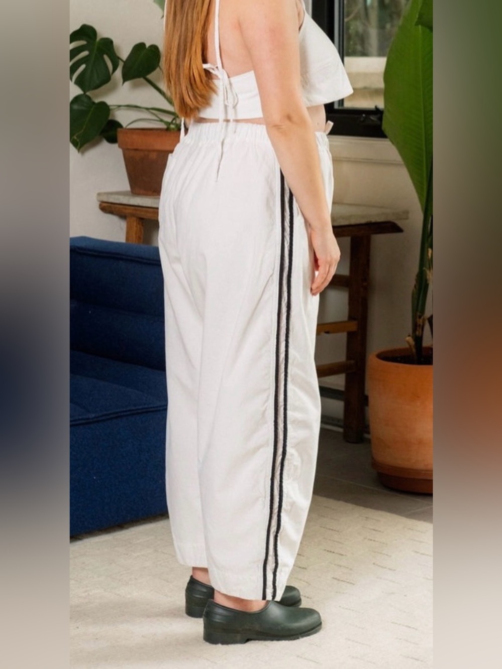 Shelter Jules Pant - White with black piping size 2X/3X - Picture 2 of 4